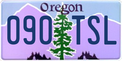 OR license plate 090TSL