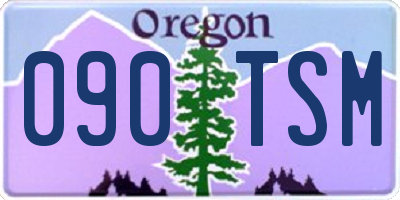 OR license plate 090TSM