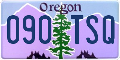 OR license plate 090TSQ