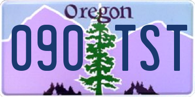 OR license plate 090TST
