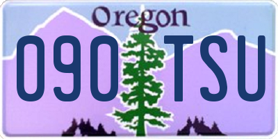 OR license plate 090TSU