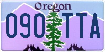 OR license plate 090TTA
