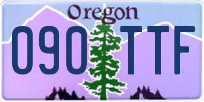OR license plate 090TTF
