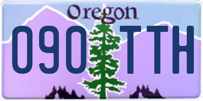 OR license plate 090TTH