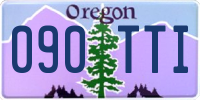 OR license plate 090TTI