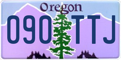 OR license plate 090TTJ