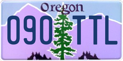 OR license plate 090TTL