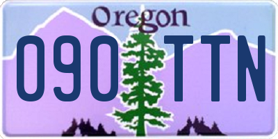 OR license plate 090TTN