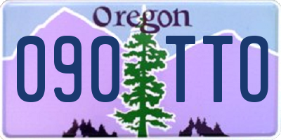 OR license plate 090TTO
