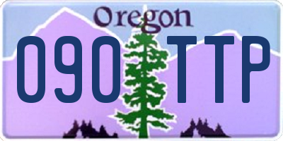 OR license plate 090TTP
