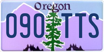 OR license plate 090TTS