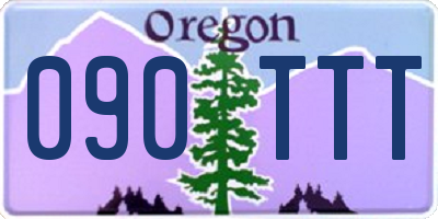 OR license plate 090TTT