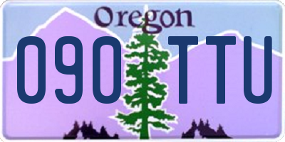 OR license plate 090TTU
