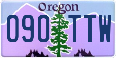 OR license plate 090TTW