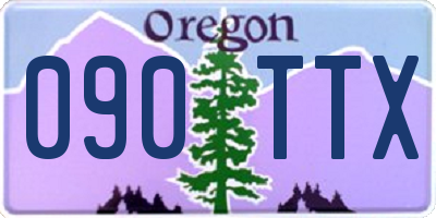 OR license plate 090TTX