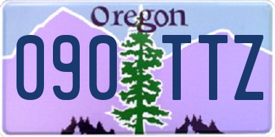 OR license plate 090TTZ