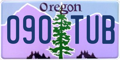 OR license plate 090TUB