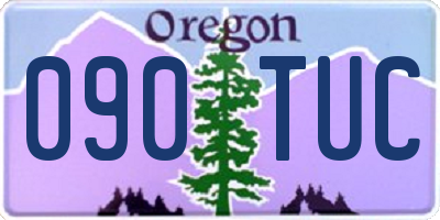 OR license plate 090TUC