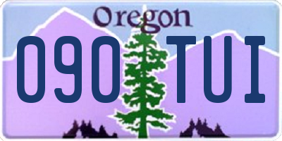 OR license plate 090TUI