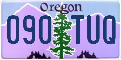 OR license plate 090TUQ