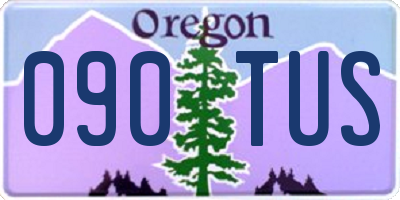 OR license plate 090TUS