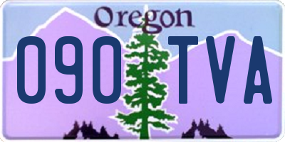 OR license plate 090TVA
