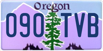 OR license plate 090TVB