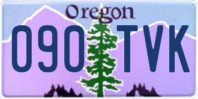 OR license plate 090TVK