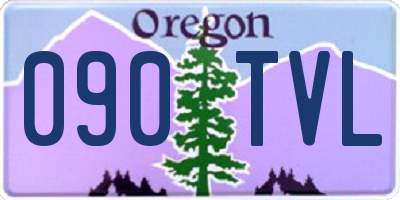 OR license plate 090TVL