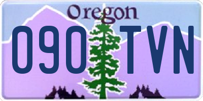 OR license plate 090TVN
