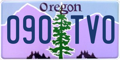 OR license plate 090TVO