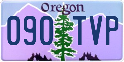 OR license plate 090TVP