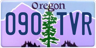 OR license plate 090TVR