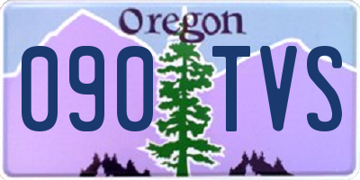 OR license plate 090TVS