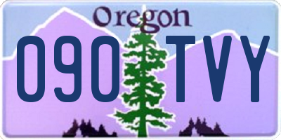 OR license plate 090TVY