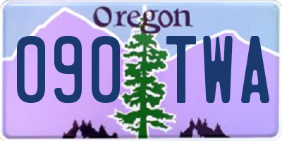 OR license plate 090TWA