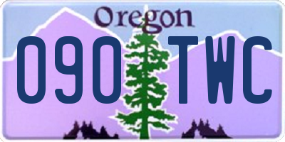 OR license plate 090TWC