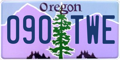 OR license plate 090TWE