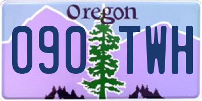 OR license plate 090TWH