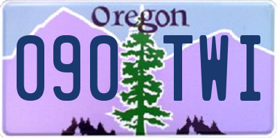 OR license plate 090TWI