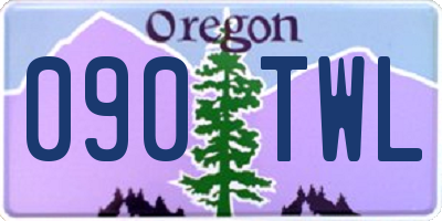 OR license plate 090TWL