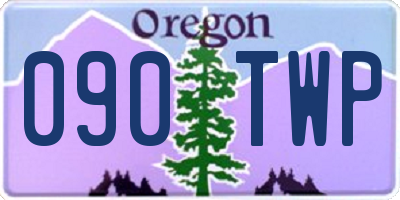 OR license plate 090TWP
