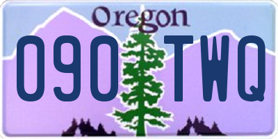 OR license plate 090TWQ