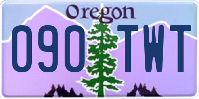 OR license plate 090TWT