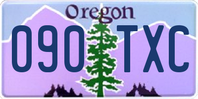 OR license plate 090TXC
