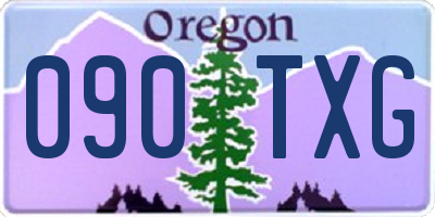 OR license plate 090TXG