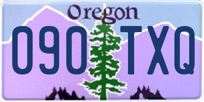OR license plate 090TXQ