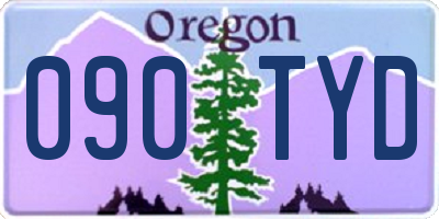OR license plate 090TYD