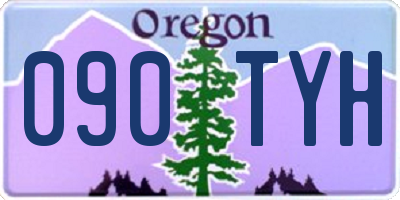 OR license plate 090TYH