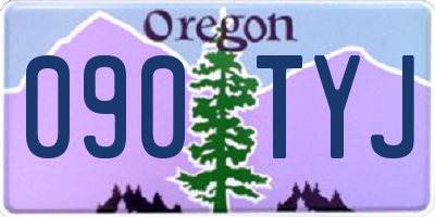 OR license plate 090TYJ